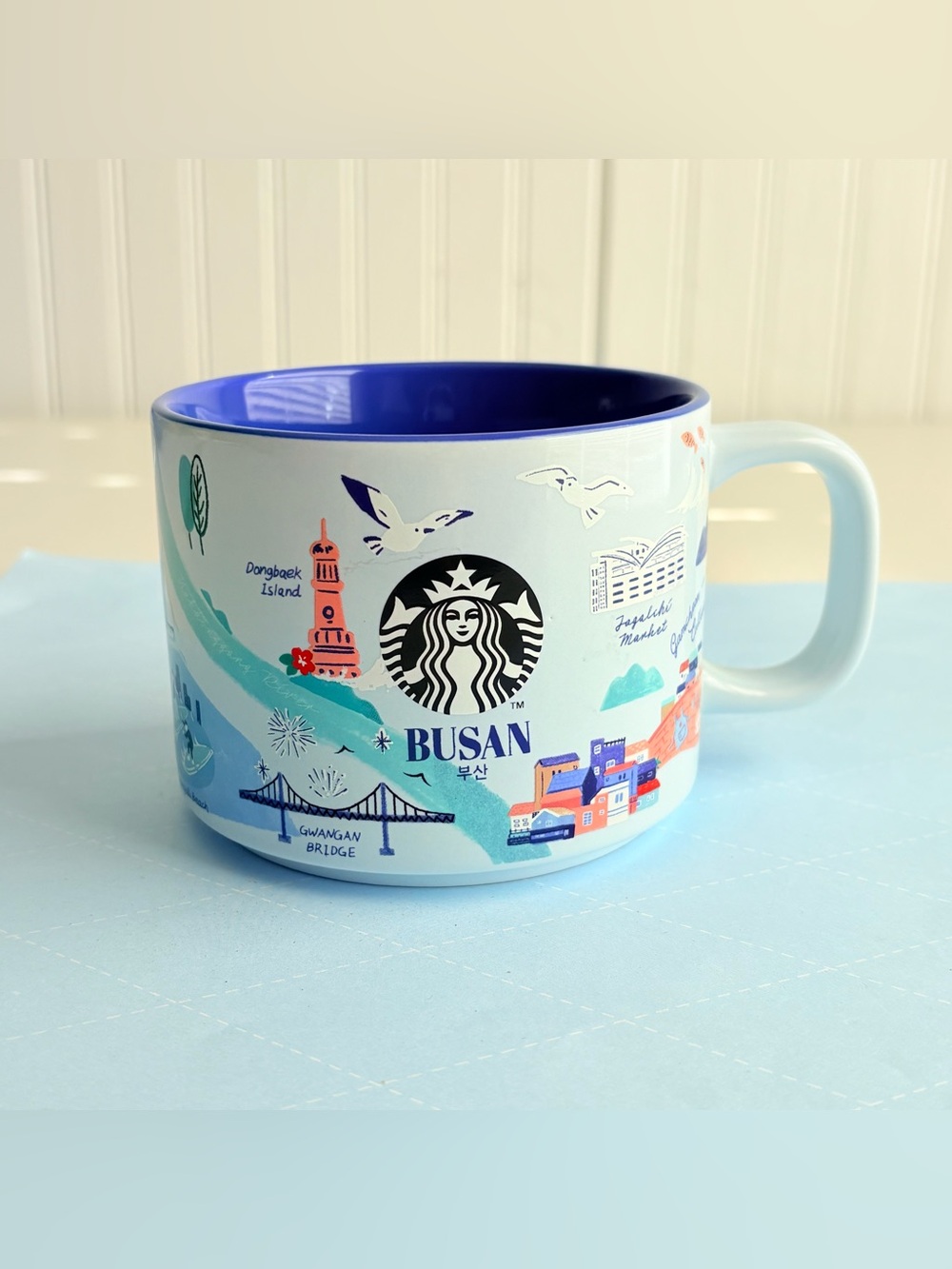 Starbucks Busan Korea regional mug 2024 "Annyeong" (Hello) collection